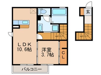 間取図 L`oiseau Bleu