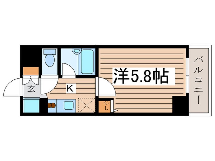 間取図 RIDGE堀田