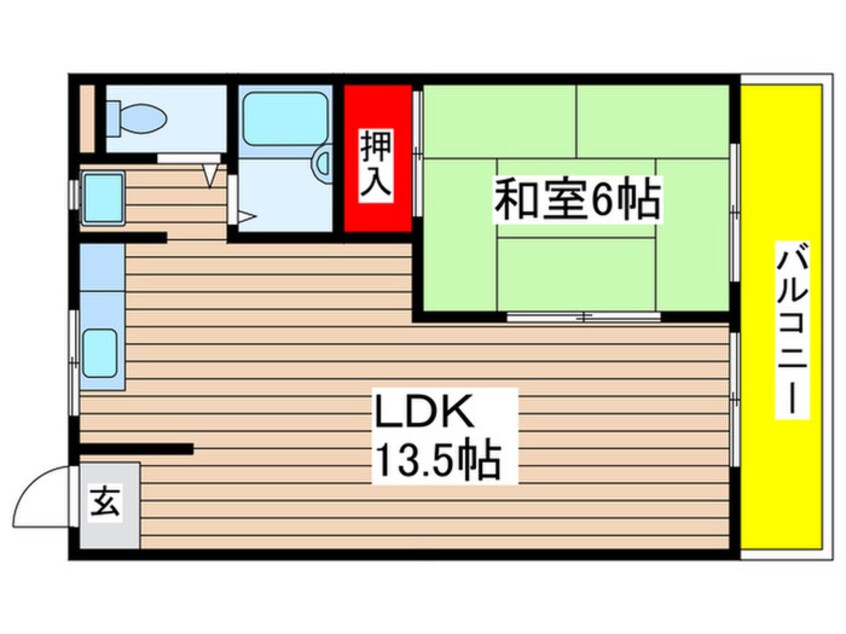 間取図 メゾンKEI