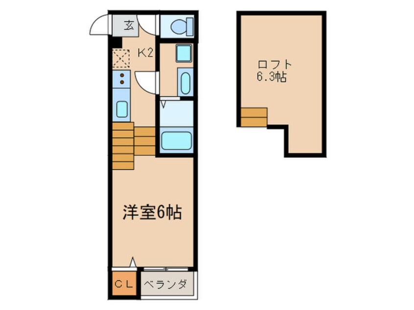 間取図 ルミエール黒川Ｄ