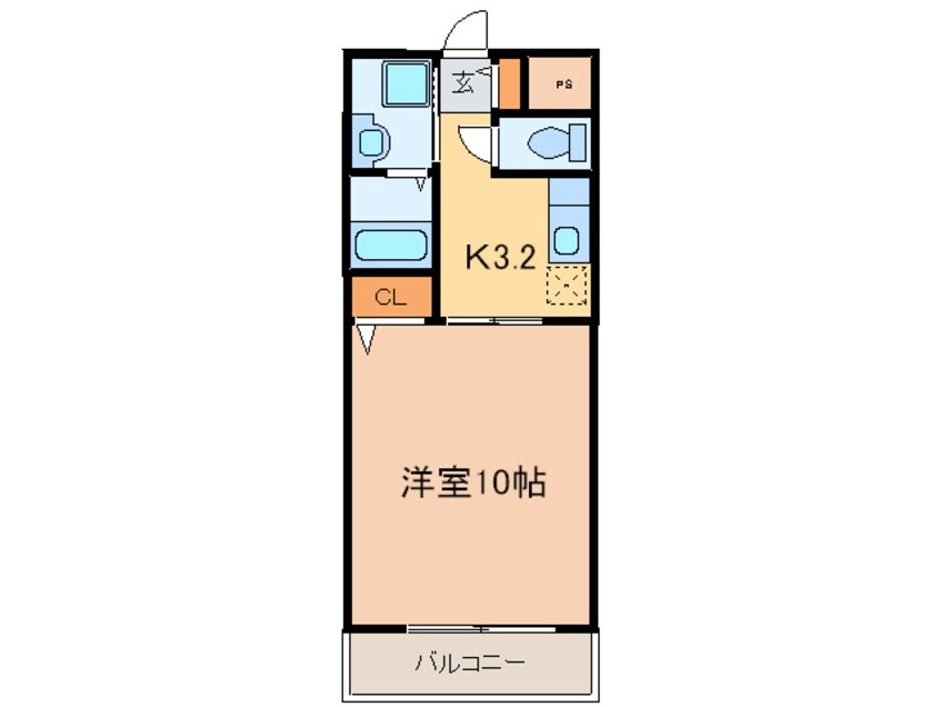 間取図 カサグランデ新栄