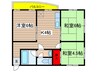 大鐘ビル 3Kの間取り