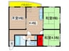 大鐘ビル 3Kの間取り