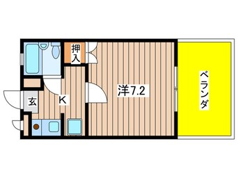 間取図 ハイツ香蘭