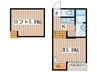 SUNVillage桜本町 1Kの間取り