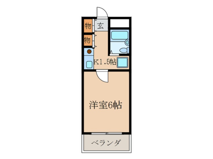 間取図 シングルマンションまこと