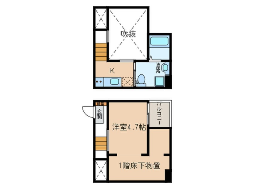 間取図 Celeste五女子