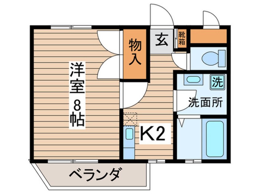 間取図 パークタウン道徳