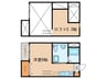 La Casa de Sarah 日比野 1Rの間取り