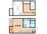 La Casa de Sarah 日比野 1Rの間取り
