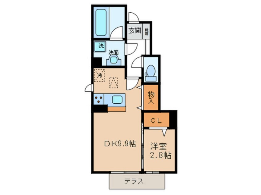 間取図 メゾン　フィオーレⅡ