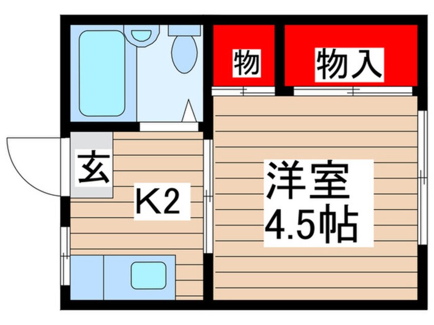 間取図 パナハイツ吹上Ｓ棟