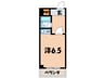菱田ビル 1Rの間取り