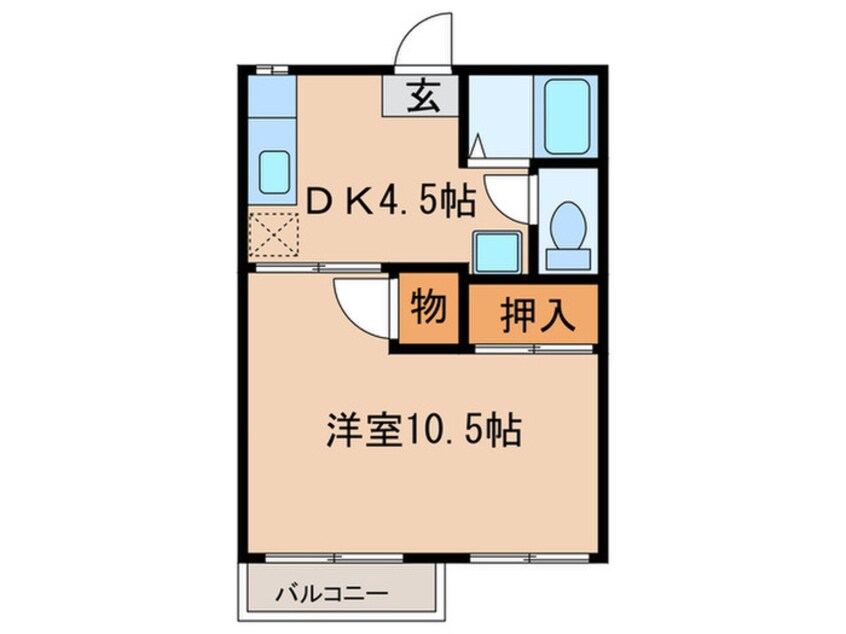 間取図 タウニー琵琶里