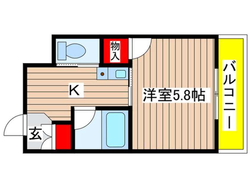 間取図 フォンテーヌイン天白