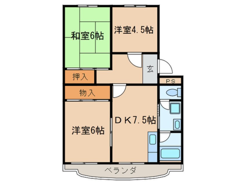 間取図 第２光陽ハイツ