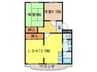 第２光陽ハイツ 2LDKの間取り
