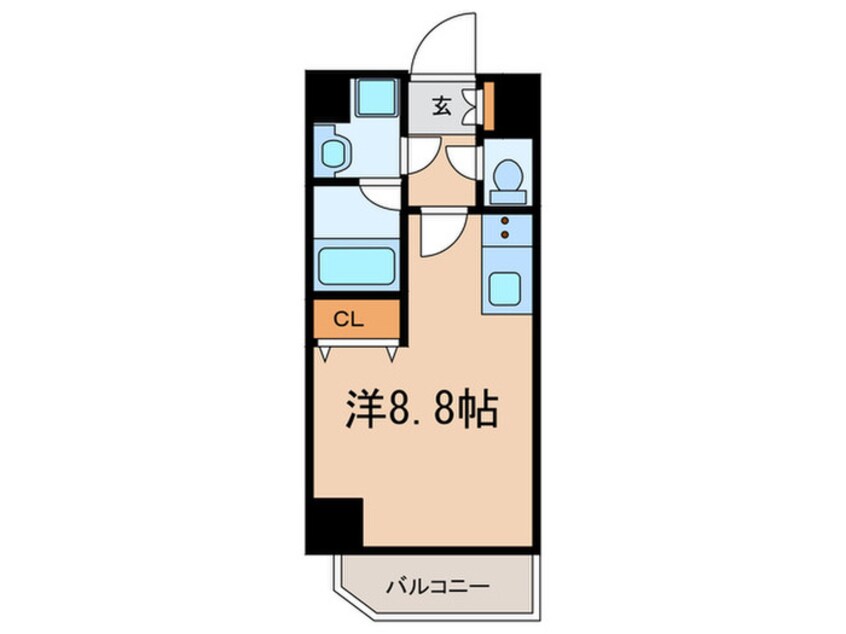 間取図 レジデンシア大須