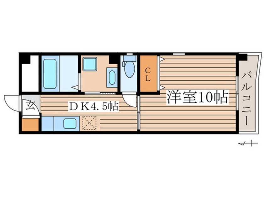 間取図 モナークみずほ