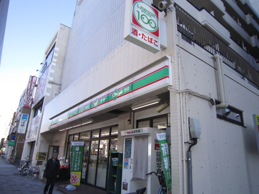 ローソンストア100堀田店(コンビニ)まで273m モナークみずほ