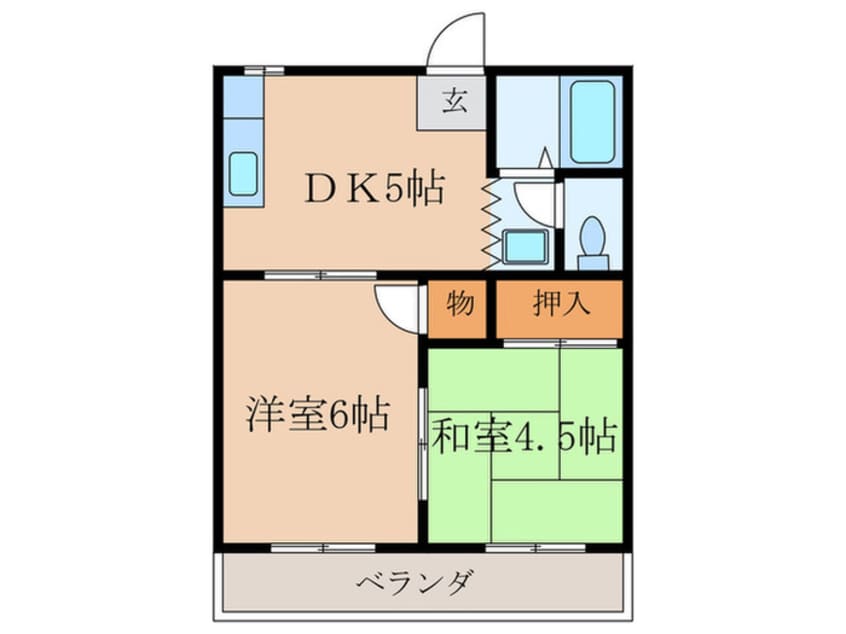 間取図 サンハウス第2