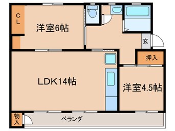 間取図 鍋屋上野住宅９号棟(306)