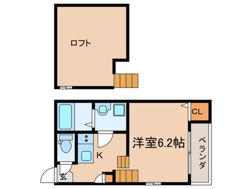 間取図 ハーモニーテラス名駅南