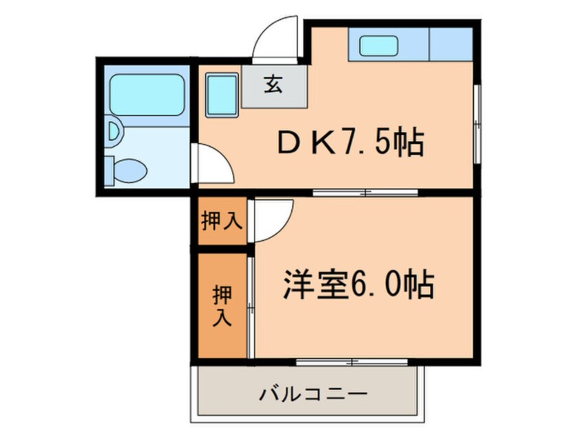 間取図 中京第２グリーンビル