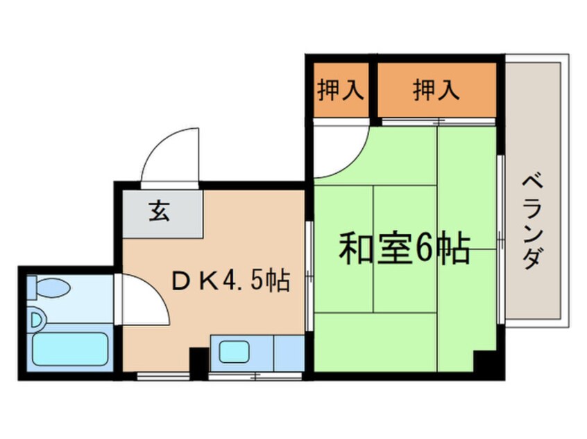 間取図 中京第２グリーンビル