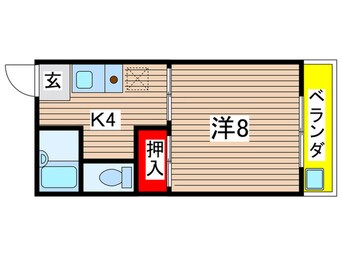 間取図 翠明ビル明月