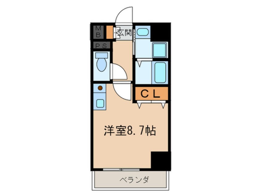 間取図 アルバ志賀本通