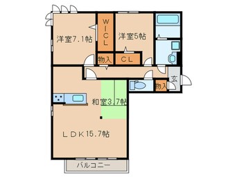 間取図 アンダー　フォレスト