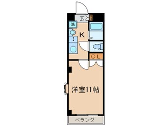 間取図 プレジデント川中