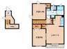 ボ－シャルダン Ｃ棟 2LDKの間取り