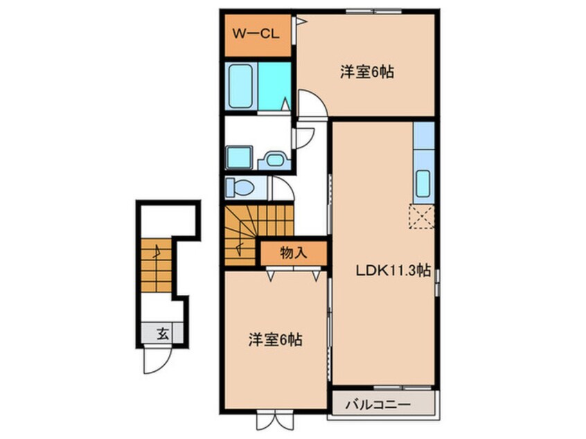 間取図 モルセラB