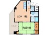 末広マンション 1LDKの間取り