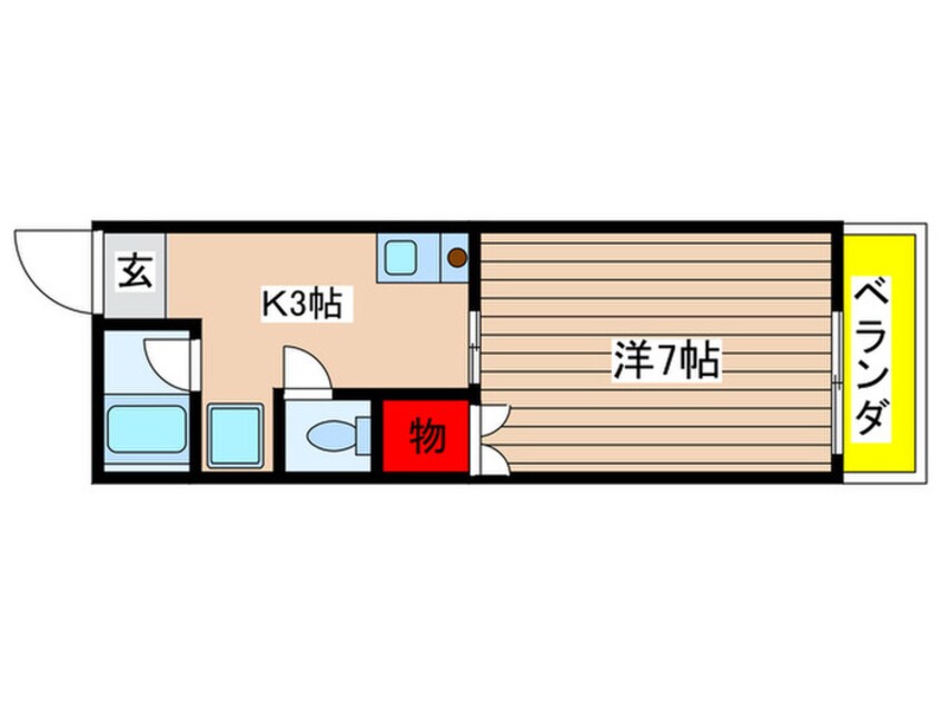 間取図 白鳳ハイツ