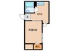 チサンマンション広小路(706) 1Rの間取り