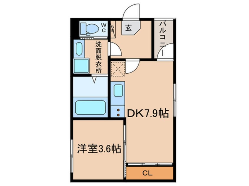 間取図 Harmony　Terrace本陣