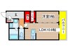 ローレルアイ名駅東 1LDKの間取り