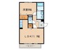 オ－パス・ワン 1LDKの間取り