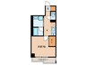 NISSYO　BUILDING 1Kの間取り