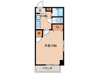 間取図 シェ・ラフォ－レ