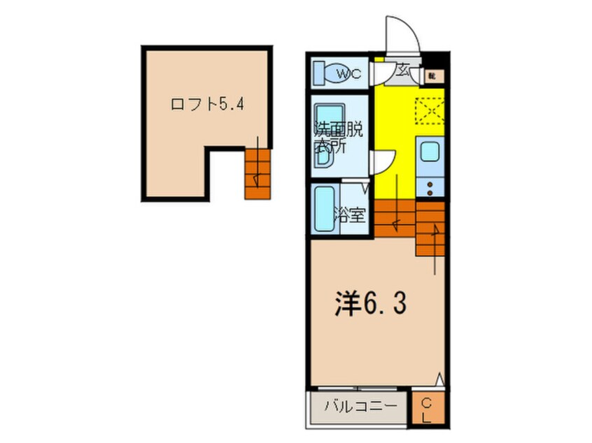間取図 ハーモニーテラス十番Ⅱ
