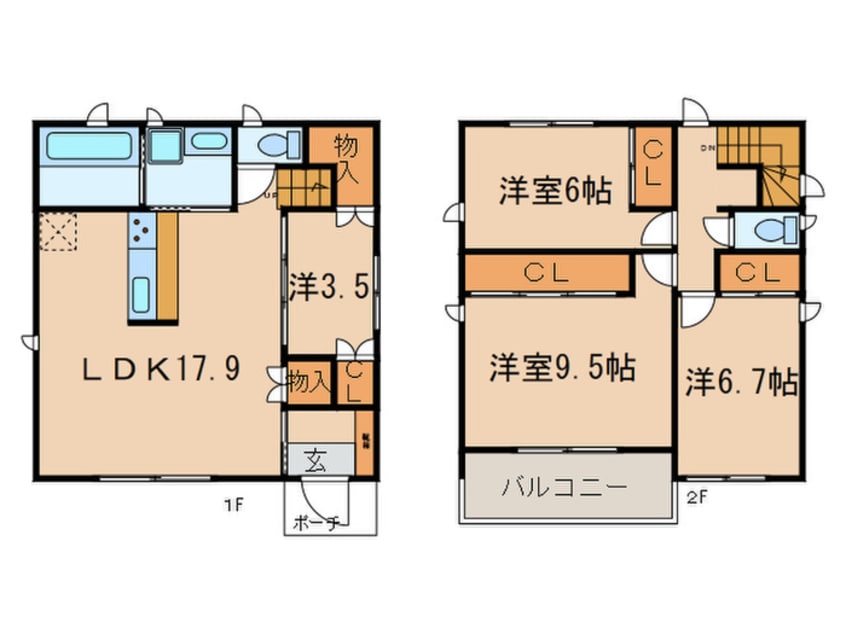 間取図 バンクーバー1121勢子坊A棟