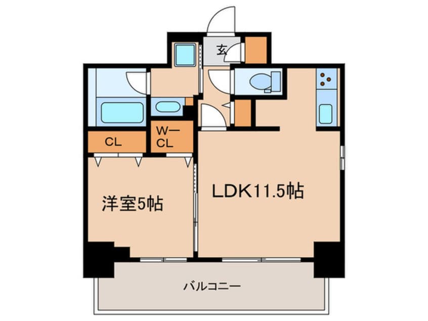 間取図 Flair丸の内