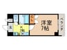セントラルハイツ筒井 1Kの間取り