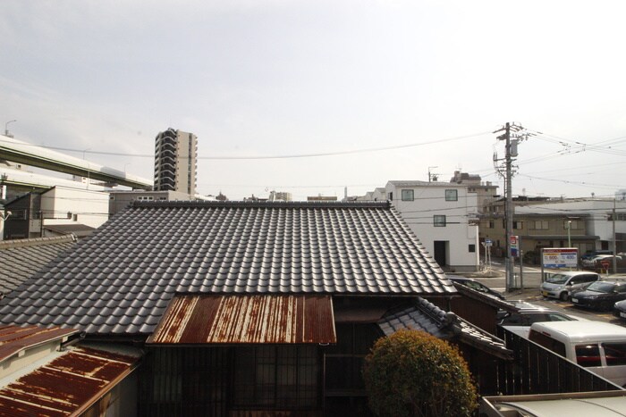 室内からの展望 清水朝日マンション