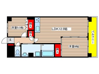 間取図 セントラルハイツ植田