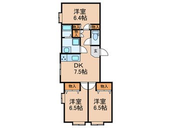 間取図 プチメゾン星ヶ丘